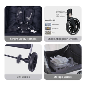 R for Rabbit Street Smart 360 - Baby Stroller & Prams