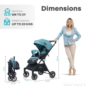 R for Rabbit Street Smart Nova Stroller Green Black Baby Gear - Baby Stroller & Prams
