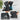 R for Rabbit Street Smart - Pure Black - Baby Stroller & Prams