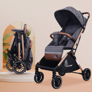 R for Rabbit Street Smart Stroller Ash Grey Baby Gear - Baby Stroller & Prams