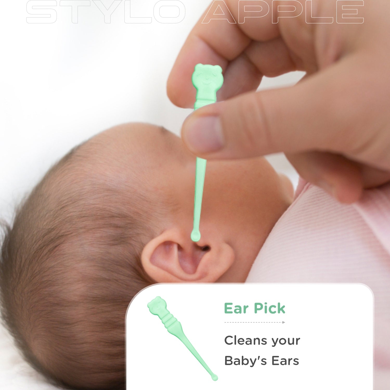 R for Rabbit Stylo Apple Baby Manicure Set - Green - Grooming