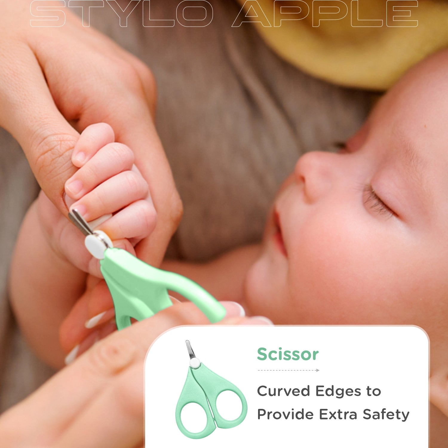 R for Rabbit Stylo Apple Baby Manicure Set - Green - Grooming