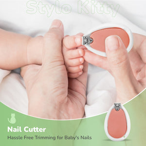 R for Rabbit Stylo Kitty New Born Grooming Kit - Peach - Baby Grooming Kit