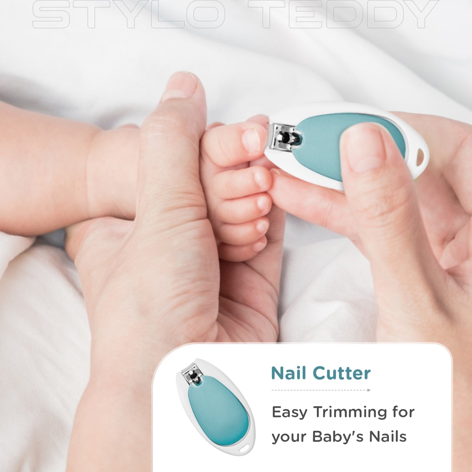 R for Rabbit Stylo Teddy Baby Manicure Set - Blue - GRSTTB2