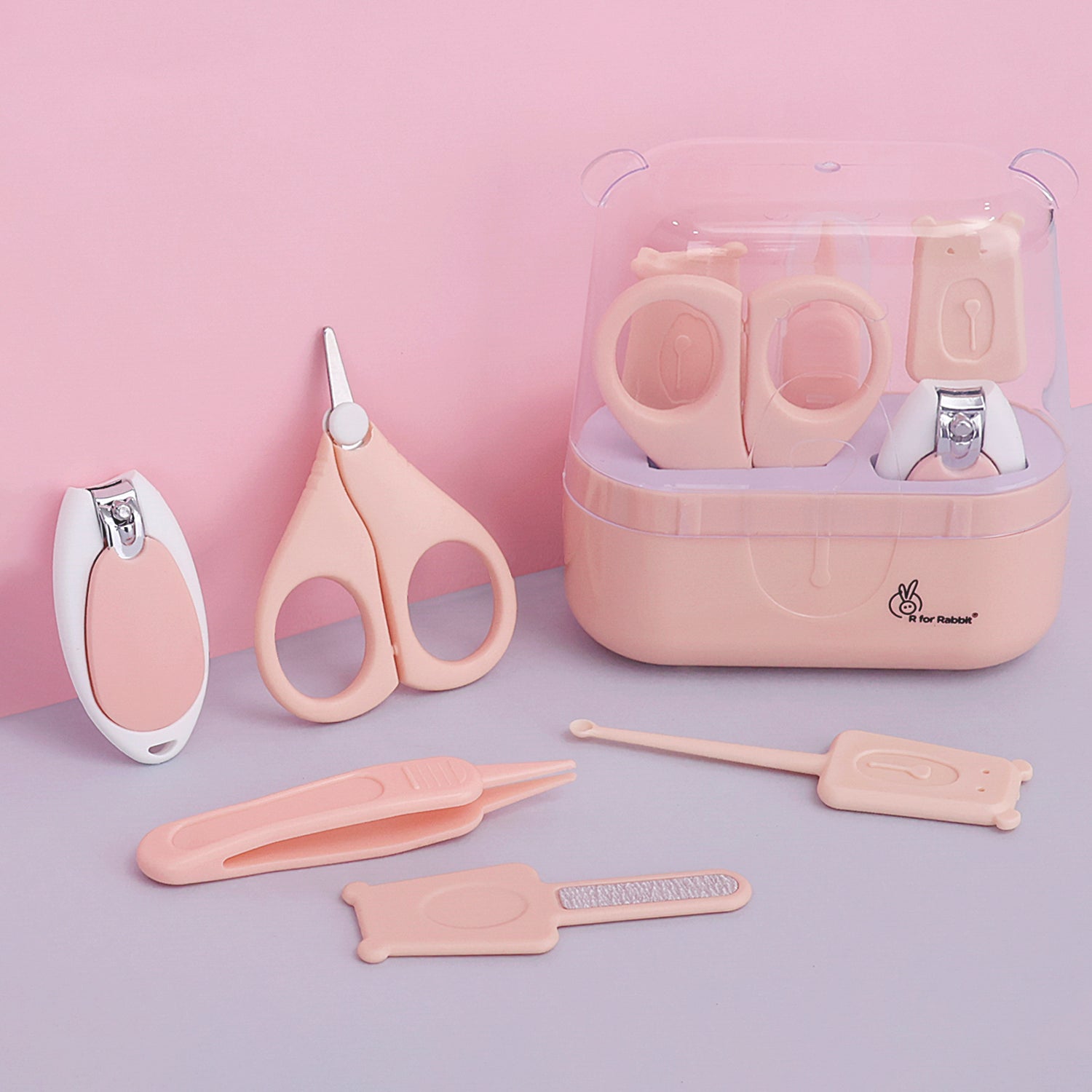 R for Rabbit Stylo Teddy Baby Manicure Set - Pink - GRSTTP2