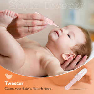 R for Rabbit Stylo Tweety New Born Grooming Kit - Pink - Baby Grooming Kit