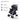 R for Rabbit Sugar Pop Stroller- Galaxy Black - STSPGB2