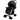 R for Rabbit Sugar Pop Stroller- Galaxy Black - STSPGB2