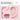 R for Rabbit Tiny Bites Zoobie Silicone Teether Pink - Teether