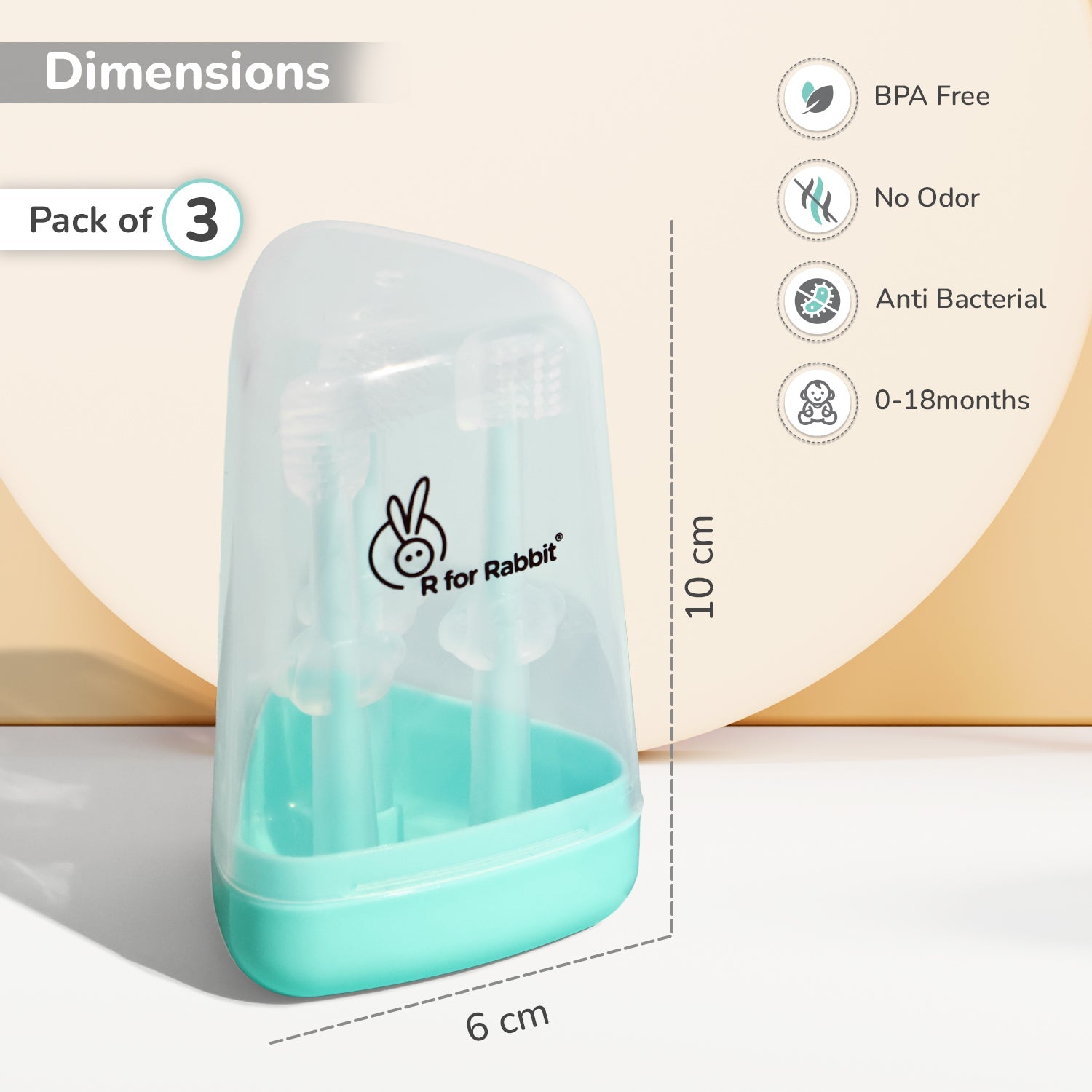 R For Rabbit Tiny Smiles Pixie - Toothbrush