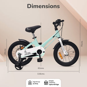 R for Rabbit Tiny Toes Magna Bicycle For Kids 16 Inch With 90% Plug N Play Installation - Bicycle