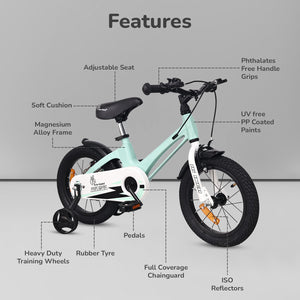 R for Rabbit Tiny Toes Magna Bicycle For Kids 16 Inch With 90% Plug N Play Installation - Bicycle