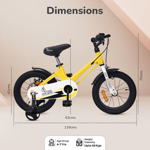R for Rabbit Tiny Toes Magna Kids Bicycle – 16 Inch - Bicycle