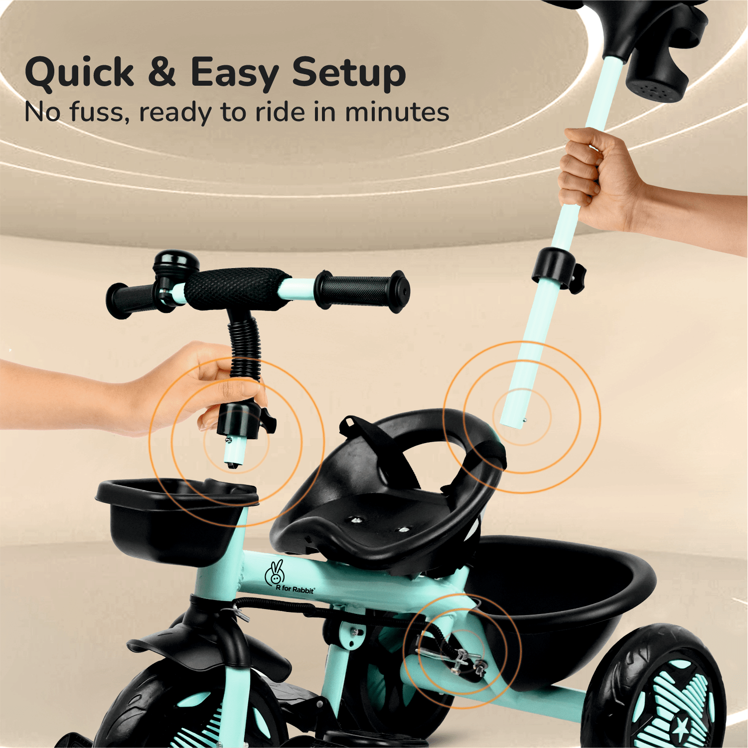 R for Rabbit Tiny Toes R20 Ace - Tricycle