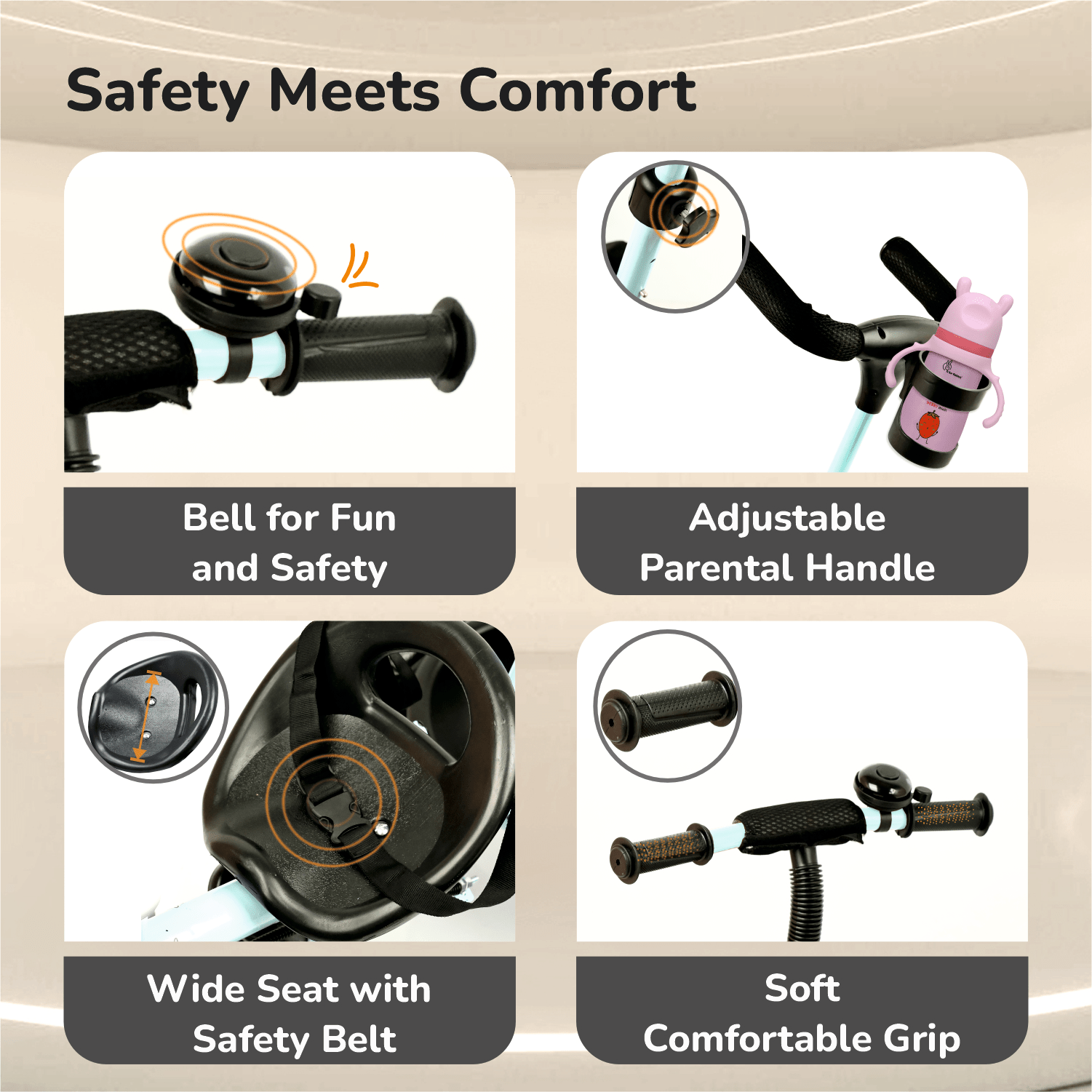 R for Rabbit Tiny Toes R20 Ace - Tricycle