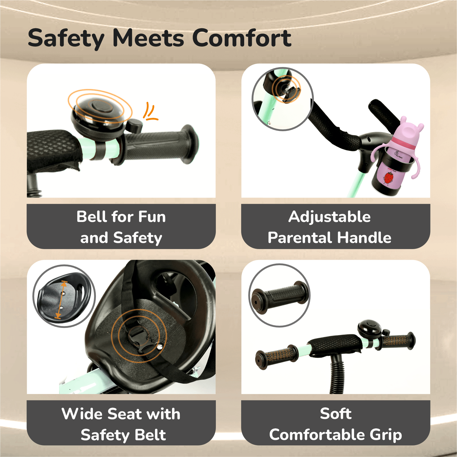 R for Rabbit Tiny Toes R20 Ace - Tricycle