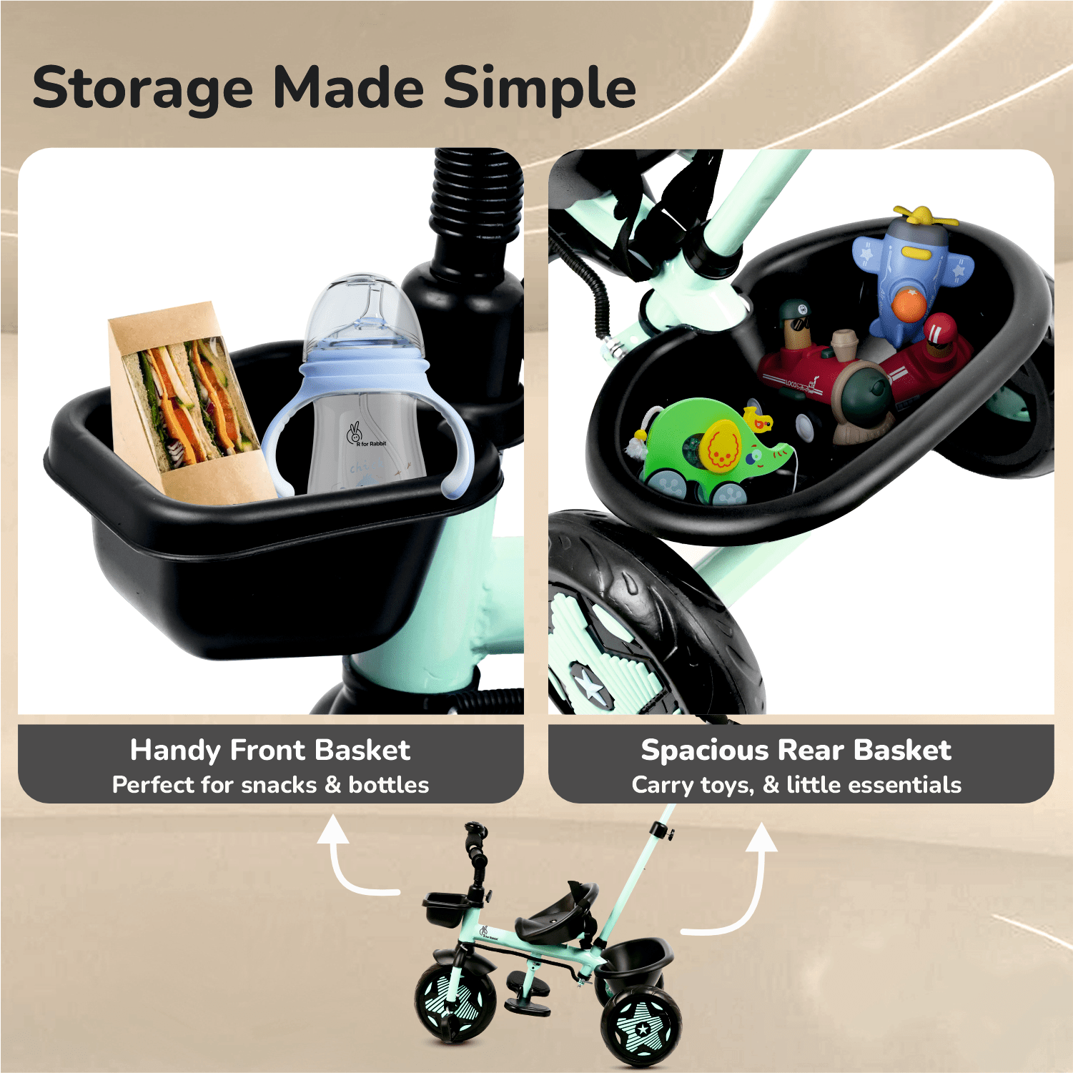 R for Rabbit Tiny Toes R20 Ace - Tricycle