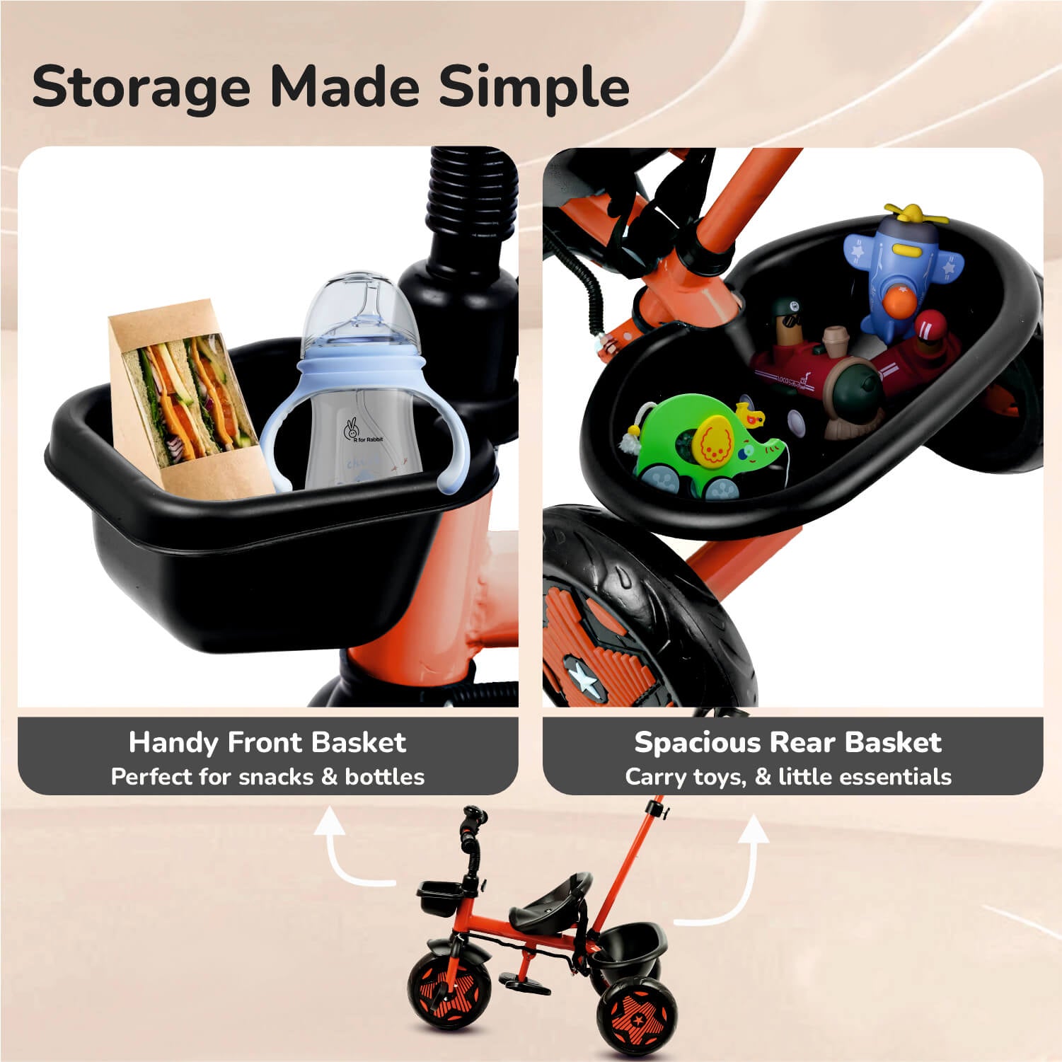 R for Rabbit Tiny Toes R20 Ace - Tricycle