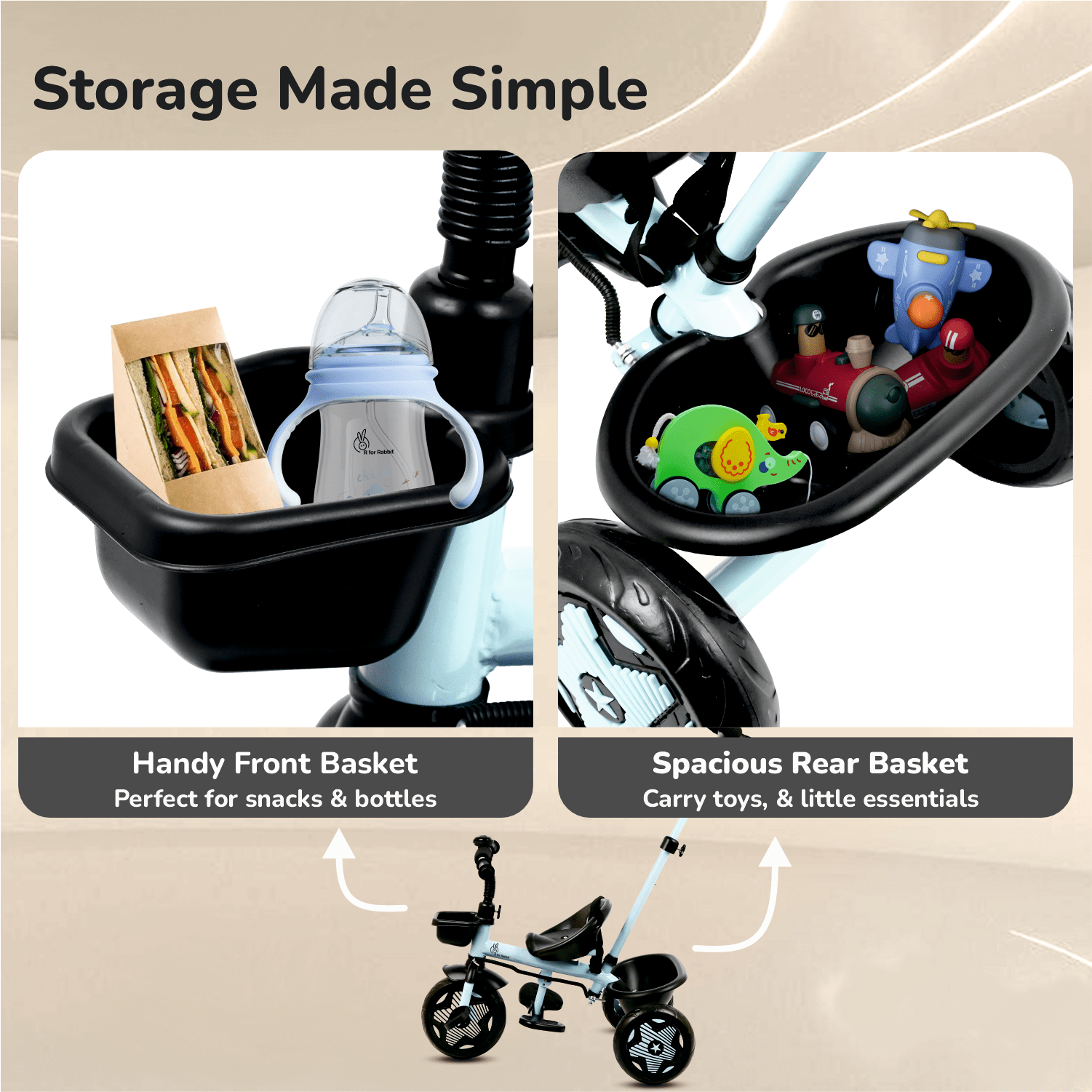 R for Rabbit Tiny Toes R20 Ace - Tricycle