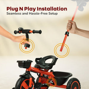 R for Rabbit Tiny Toes R20 Plus Tricycle with Rubber Wheels - Tricycle