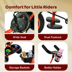 R for Rabbit Tiny Toes R20 Plus Tricycle with Rubber Wheels - Tricycle