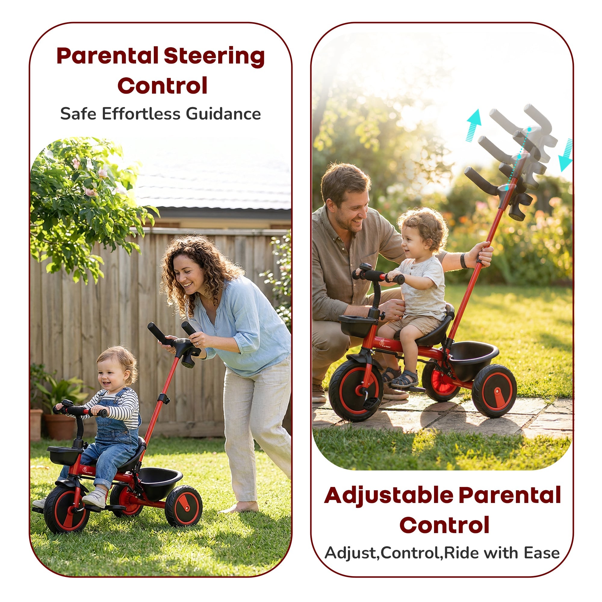 R for Rabbit Tiny Toes R20 Plus Tricycle with Rubber Wheels - Tricycle