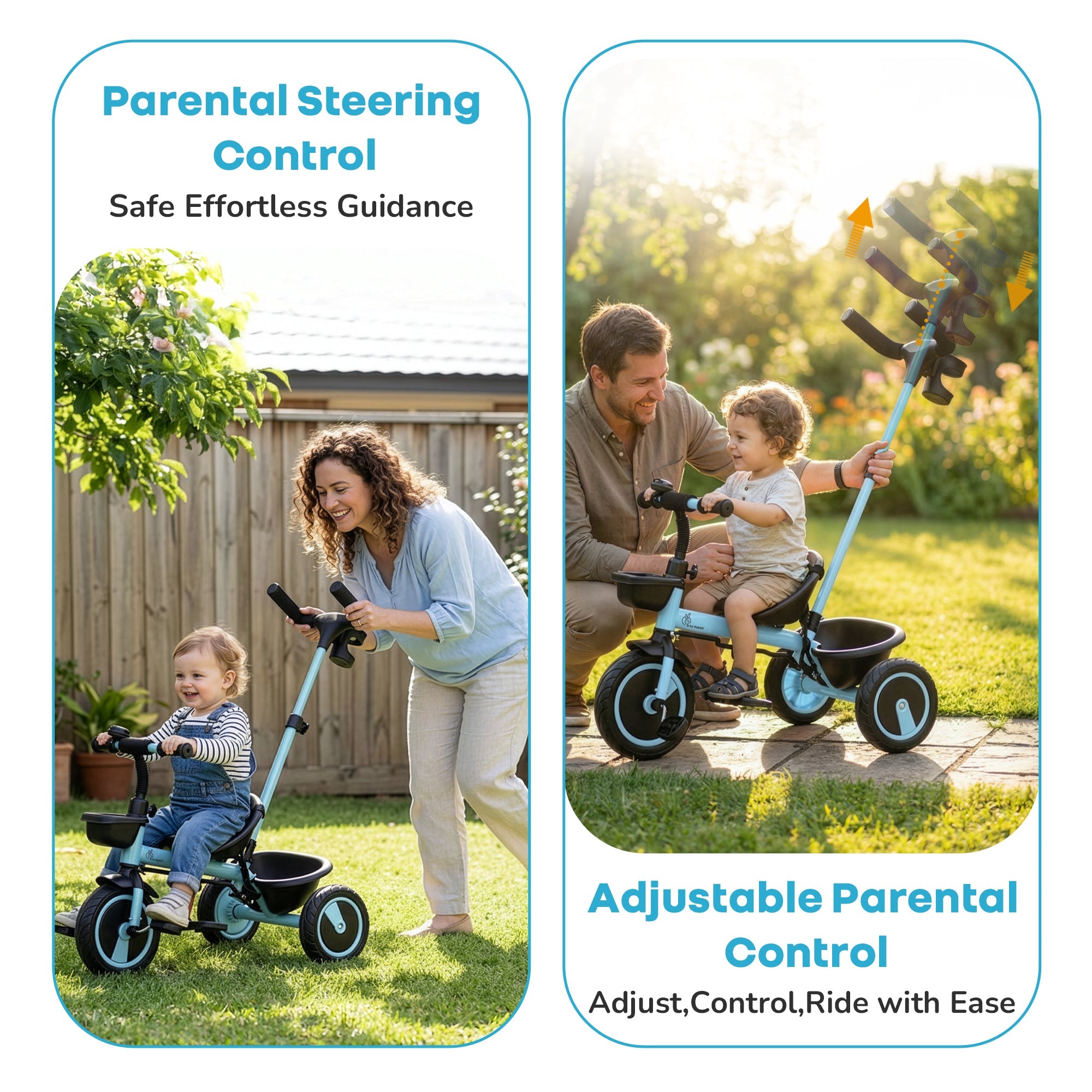 R for Rabbit Tiny Toes R20 Plus Tricycle with Rubber Wheels - Tricycle