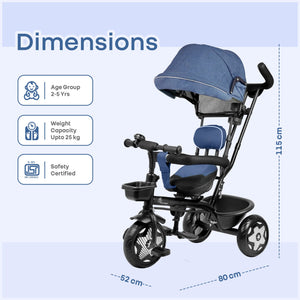 R for Rabbit Tiny Toes R40 Ace 360° Rotatable Baby Tricycle - Tricycle