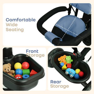 R for Rabbit Tiny Toes R40 Plus Baby Tricycle with Canopy & Parent Handle - Tricycle
