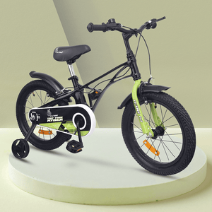 R for Rabbit Tiny Toes Ryder - 14Inch Bicycle Black Green Ride ons and Toys - Bicycle