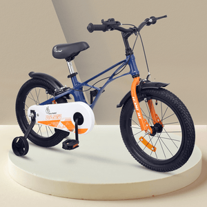 R for Rabbit Tiny Toes Ryder - 16Inch Bicycle Blue Orange Ride ons and Toys - Bicycle