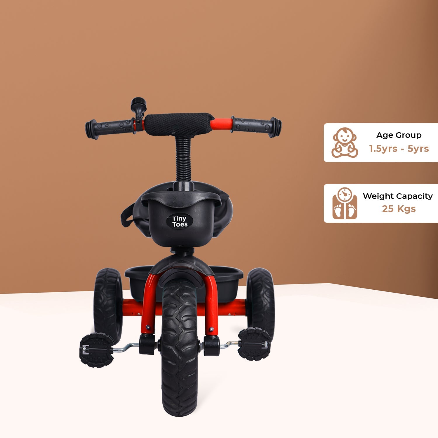 R for Rabbit Tiny Toes T10 Ace - Red - Tricycle