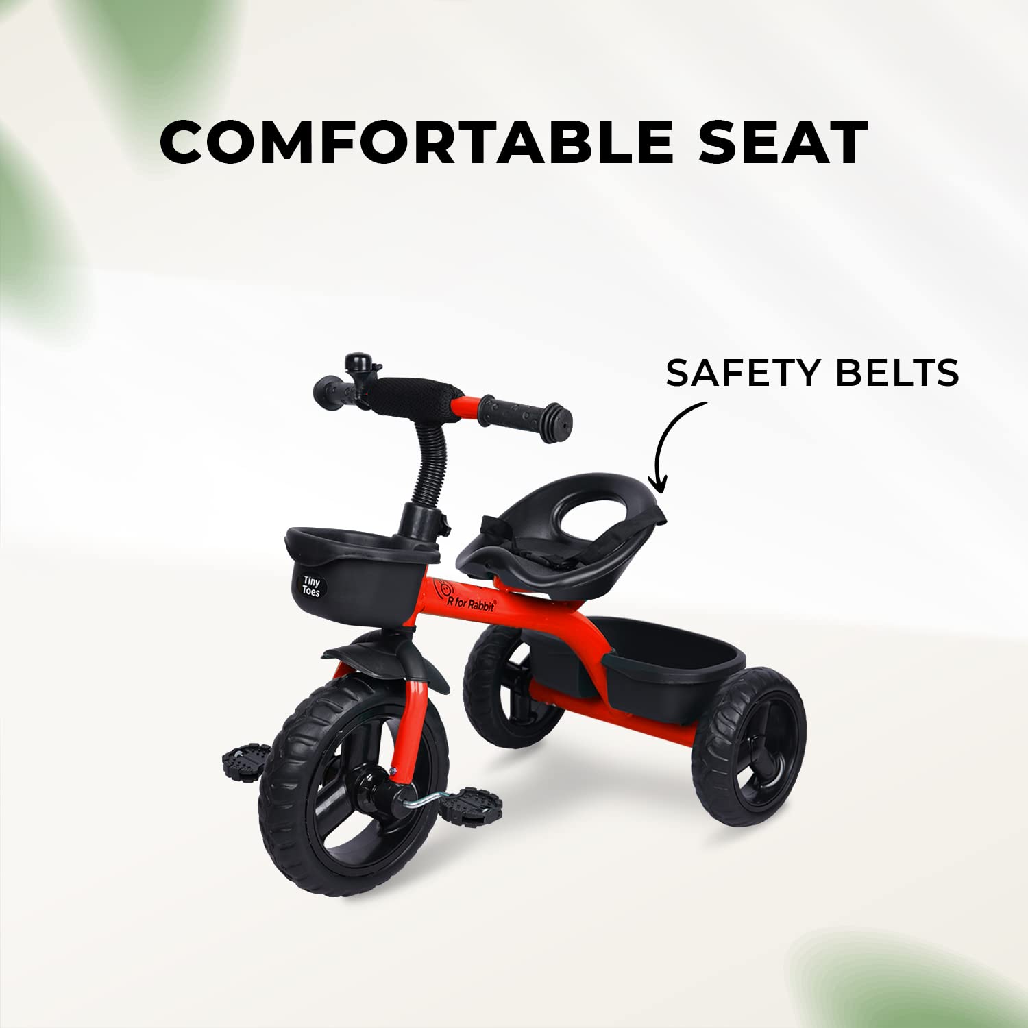 R for Rabbit Tiny Toes T10 Ace - Red - Tricycle