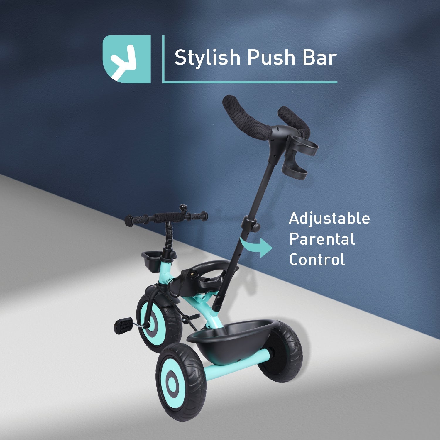 R for Rabbit Tiny Toes T20 Ace - Lake Blue - Tricycle