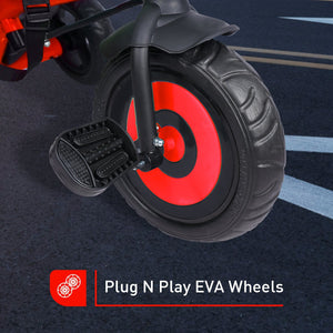 R for Rabbit Tiny Toes T20 Ace - Red - Tricycle