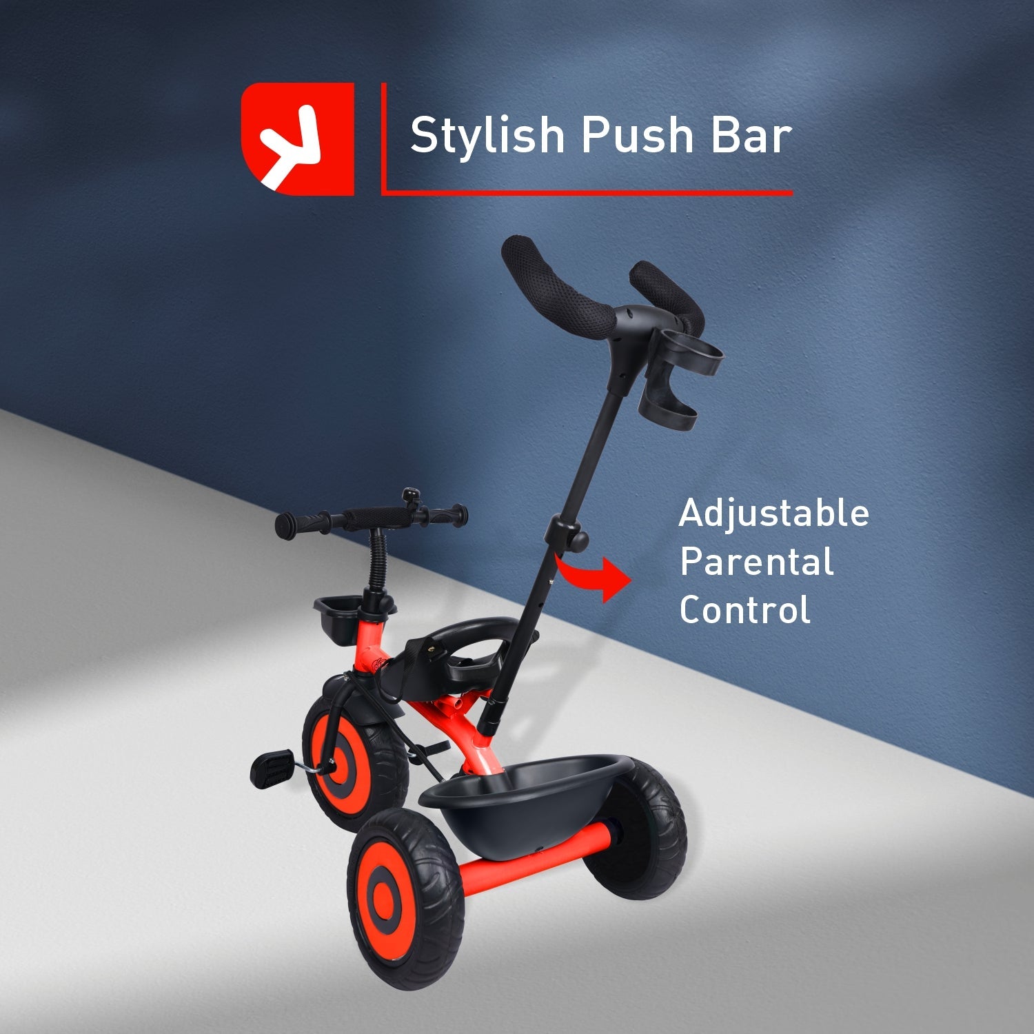 R for Rabbit Tiny Toes T20 Ace - Red - Tricycle