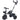 R for Rabbit Tiny Toes T20 Plus- Black - TCTT20PBK1