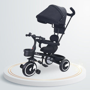 R for Rabbit Tiny Toes T30 Ace - Black - Tricycle
