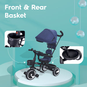 R for Rabbit Tiny Toes T30 Ace - Denim Blue - Tricycle