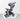 R for Rabbit Tiny Toes T40 Ace - Grey Black - Tricycle