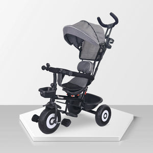 R for Rabbit Tiny Toes T40 Ace - Grey Black - Tricycle