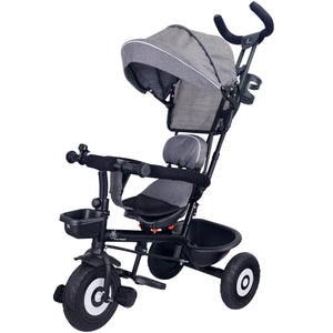 R for Rabbit Tiny Toes T40 Plus - Grey Black - Tricycle