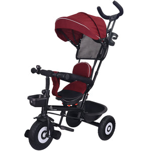 R for Rabbit Tiny Toes T40 Plus - Maroon Black - Tricycle