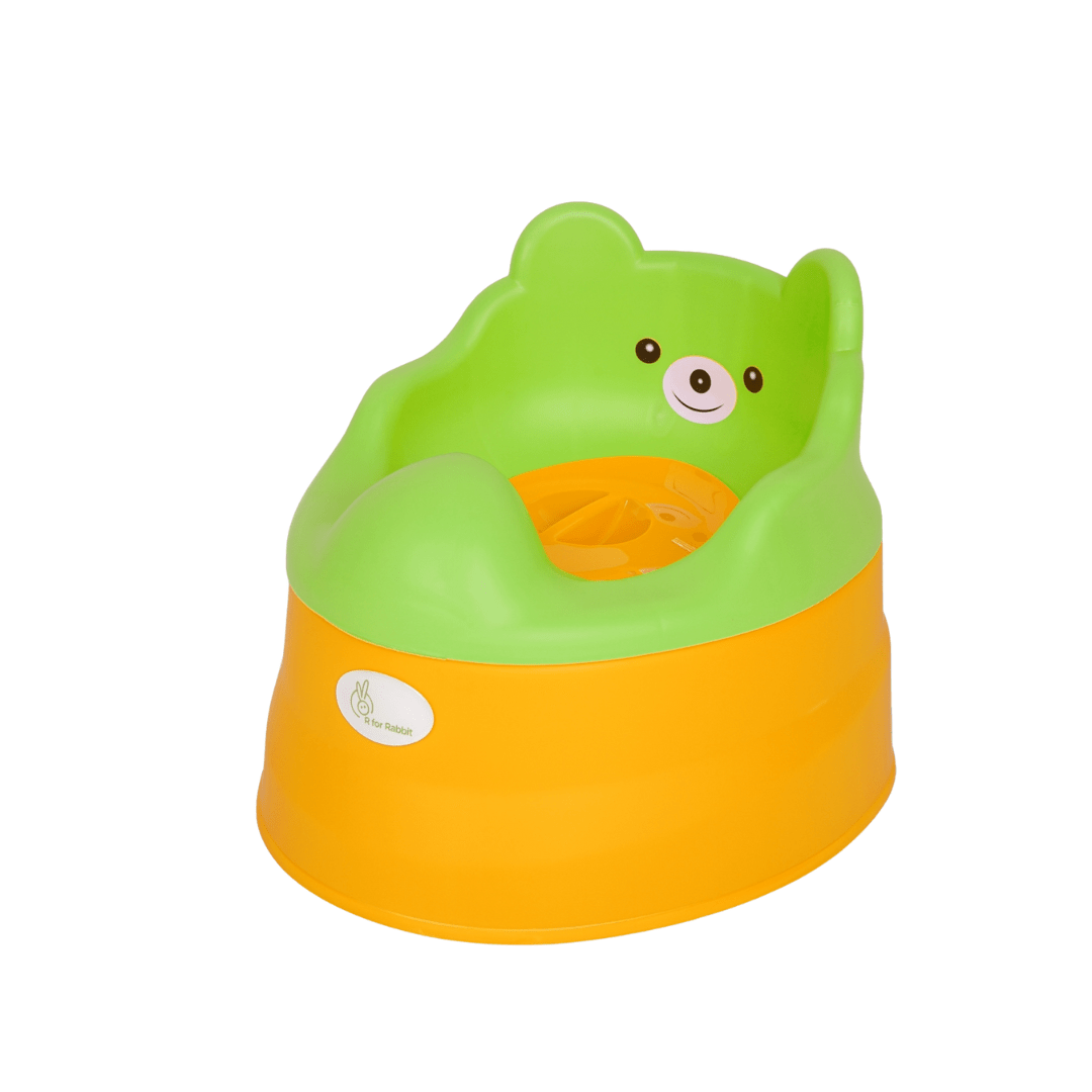 R for Rabbit Tiny Tots Potty Seat - Green Yellow - PSTTGY1