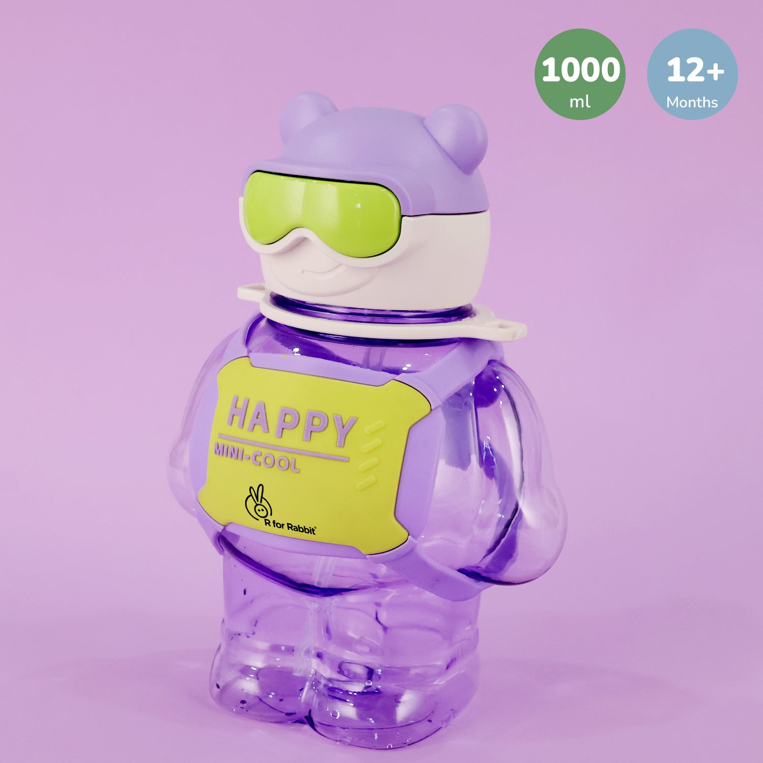 R for Rabbit Tritan Astro Baby Straw Sipper Bottle - WBTASPU05