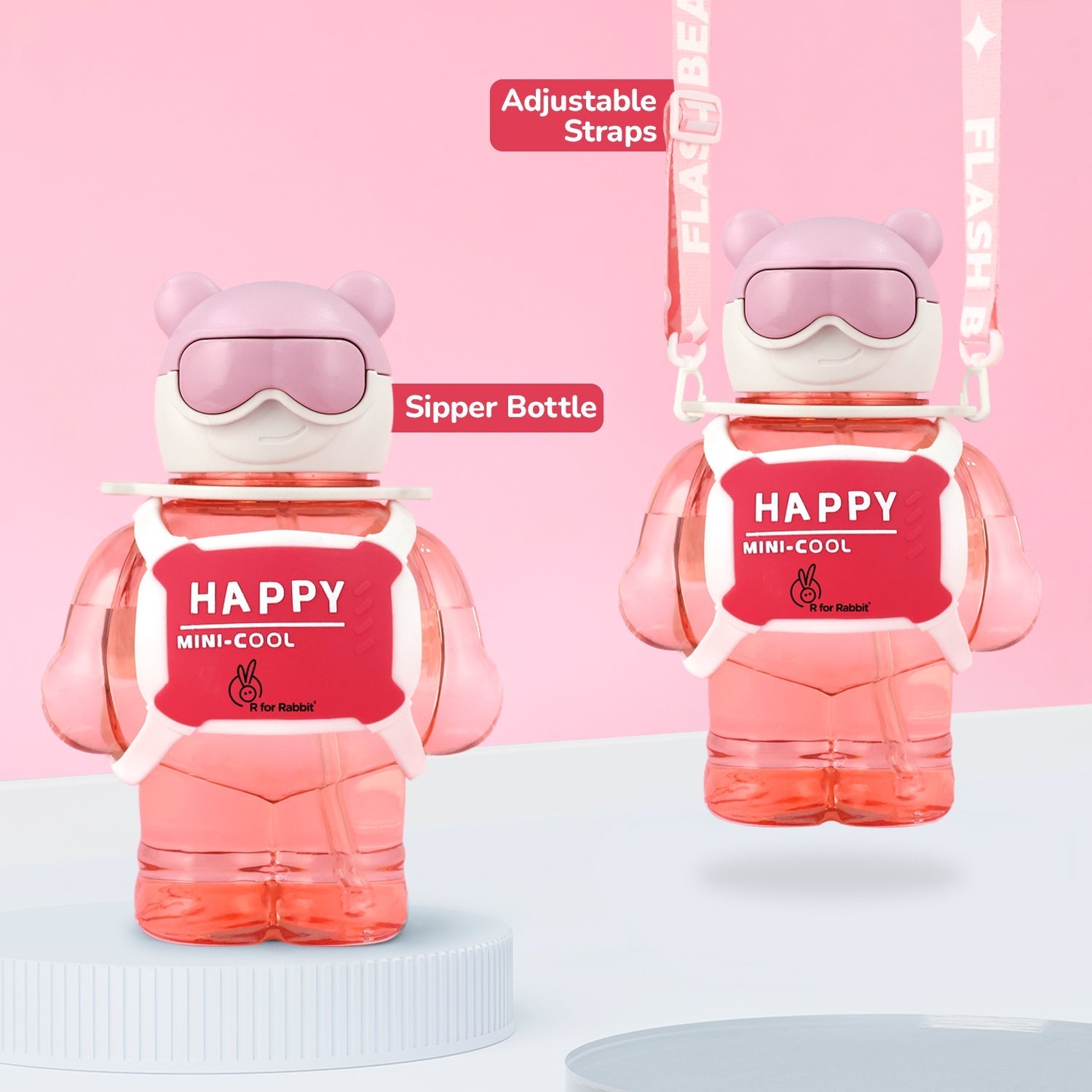 R for Rabbit Tritan Astro Baby Straw Sipper Bottle - WBTASPK05