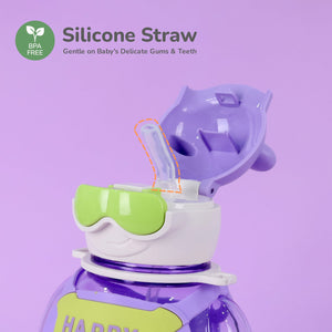 R for Rabbit Tritan Astro Baby Straw Sipper Bottle - WBTASPU05