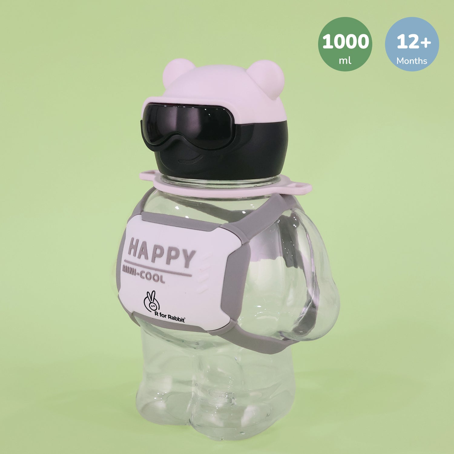 R for Rabbit Tritan Astro Baby Straw Sipper Bottle - WBTASWH05