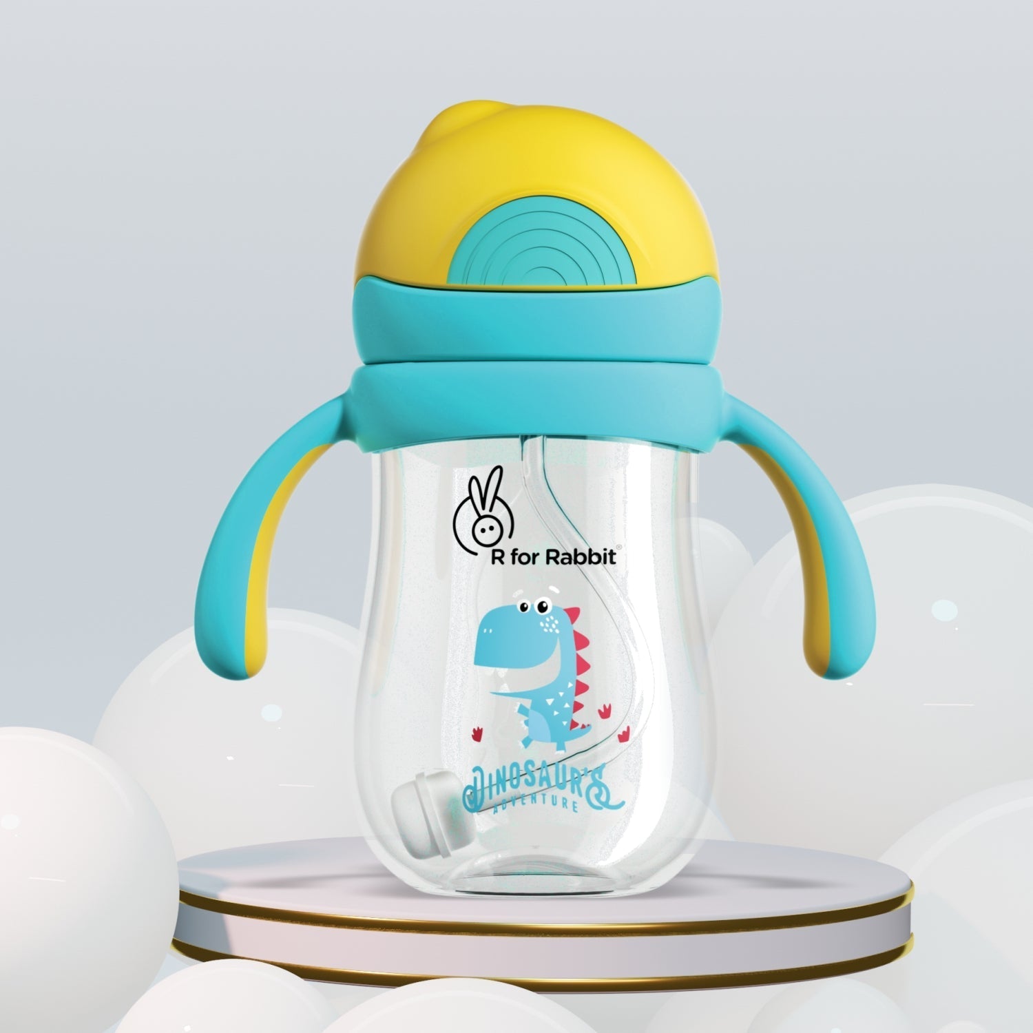 R for Rabbit Tritan Dino straw sipper - SSTDCB01
