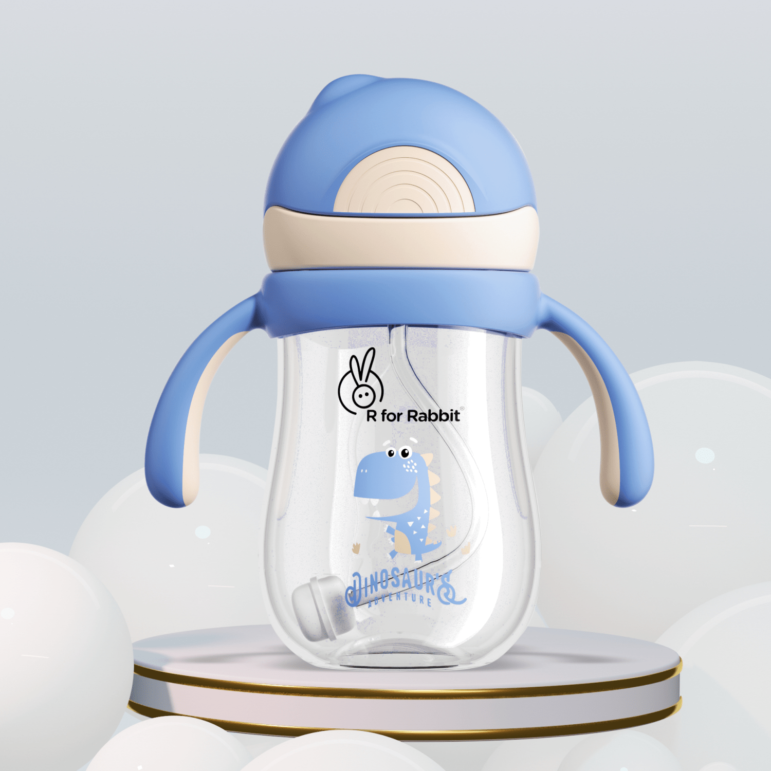 R for Rabbit Tritan Dino straw sipper - SSTDCB01